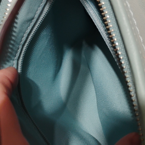 Authentic Coach Y2K Small Blue Pebbled Leather Shoulder Bag - Picture 11 of 16